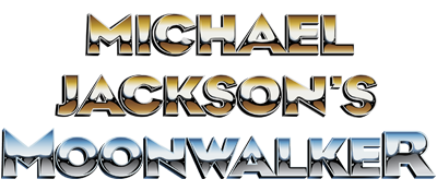 Michael Jackson's Moonwalker logo for Sega Mega Drive